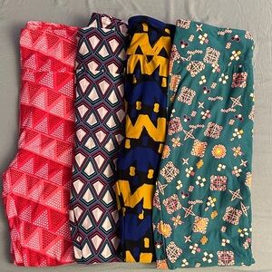 4 NEW pairs of LuLaRoe Leggings!